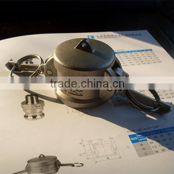 sus 316 stainless steel quick couplings dust cap