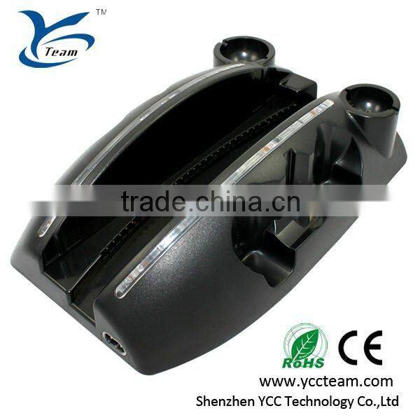 10 in 1 blue light dual charging station for ps3 move for ps3 controller for ps3 move accessories