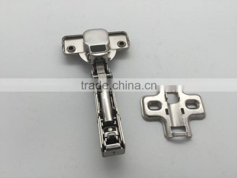 Clip-on movable soft close cabinet hinge concealed hinge