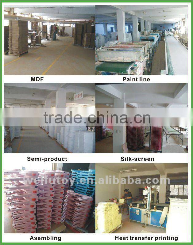 Children wooden toy box hand painted