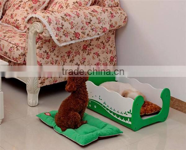 luxury top quality new design solid wooden dog bed handmade dog bed wooden pet cat bed