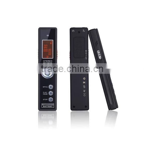 Red LCM Screen Portable Voice Recorder Model Q14