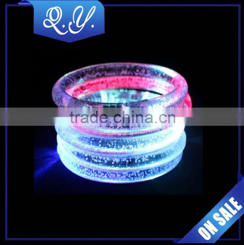 Wholesale Factory Price Cheap Plain Plastic Bangles LED Colorful Bangles
