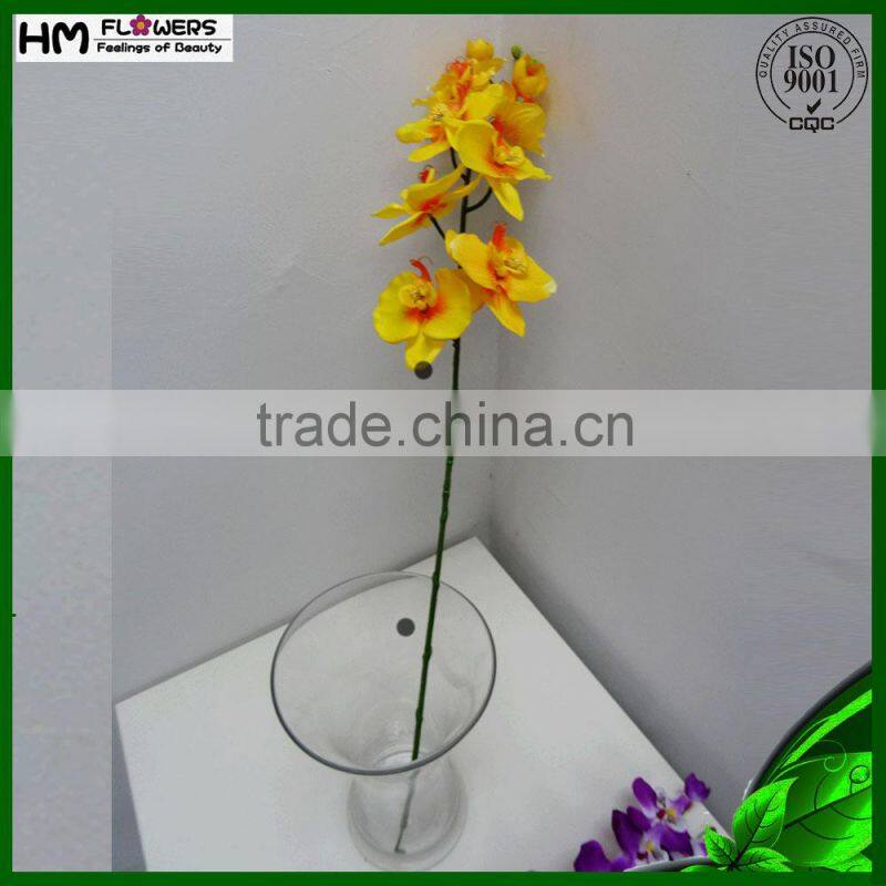 china fabric orchid flower fabric flowers making