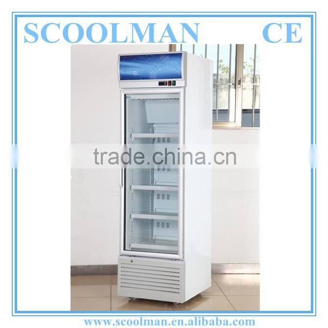 Single Glass Door Display Beer Fridge