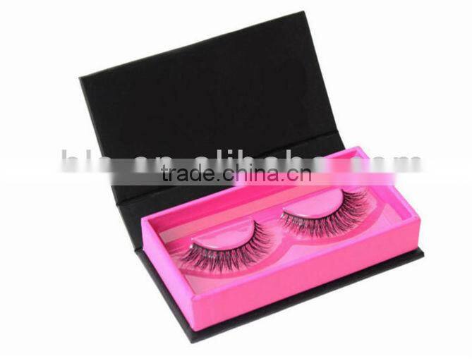 100% natural fox fur wholesale customized private label false eyelashes