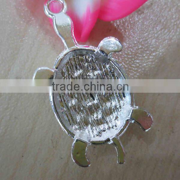 Silver Animal Tortoise Jewelry Metal Charms