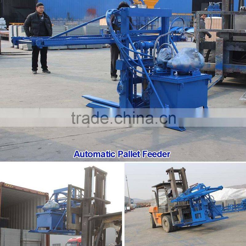 WANTE MACHINERY WANTE BRAND QT6-15B Fully automatic block making machine line with 9m screw conveyor