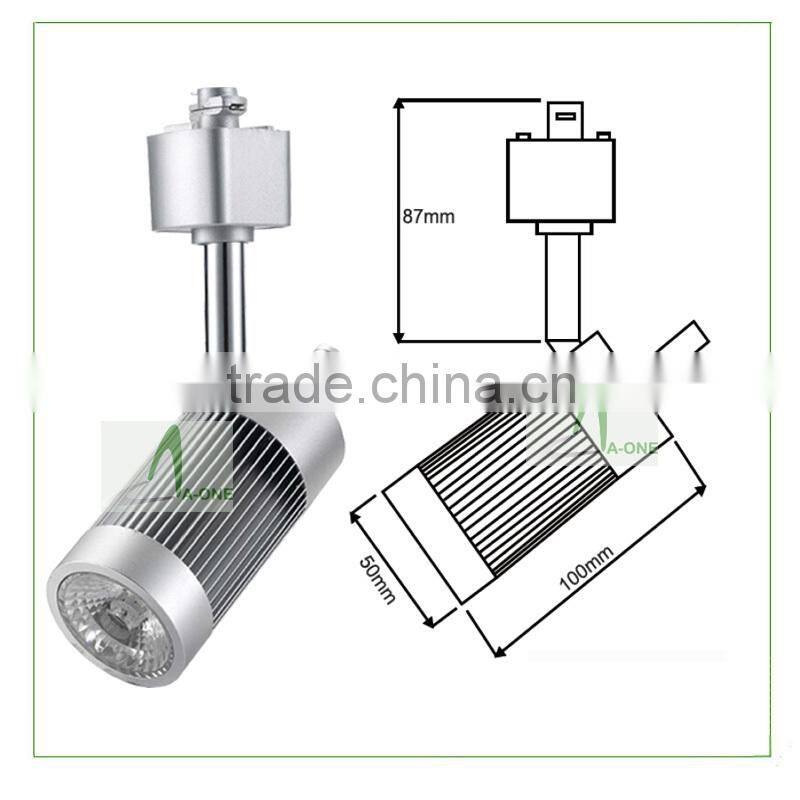 China New Products Original COB 10W LED Track lights Dimmable 4-pin Track Head 10w LED Track lights