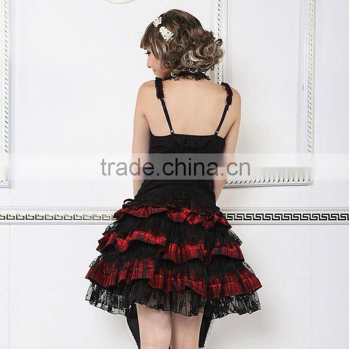 PUNK GOTHIC DOLLY 61196 VEST SHIRT sexy corset 61196