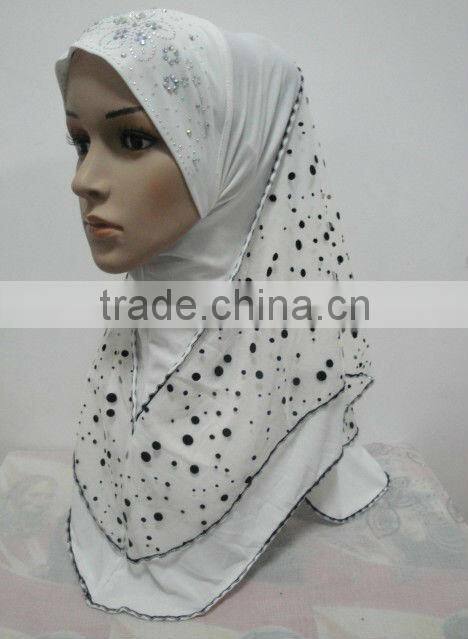 H140 latest 2 layers muslim hijab