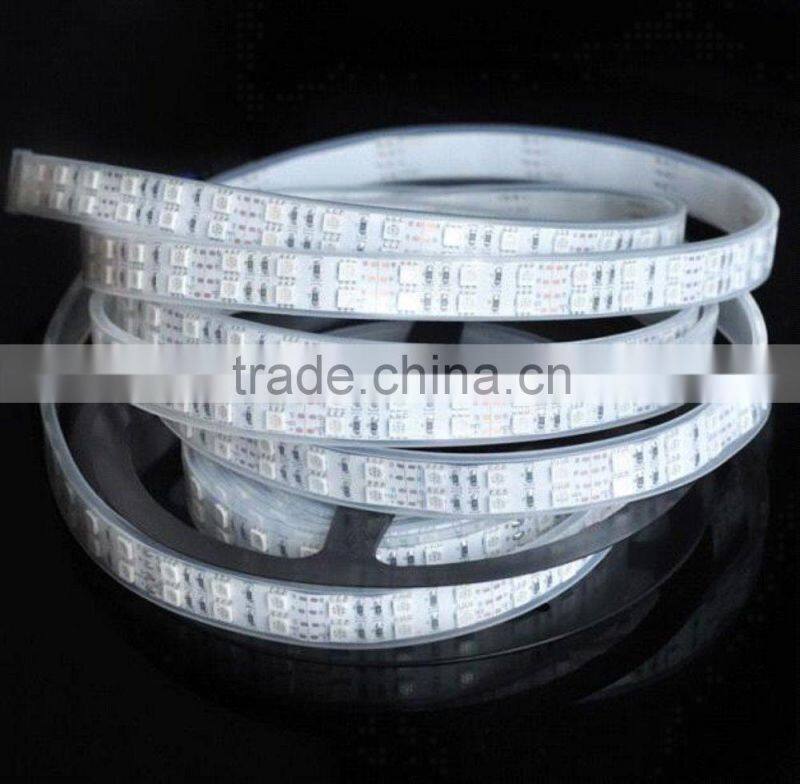double row 5050 144w LED strips RGB 120 led meter IP20 non waterproof for indoor