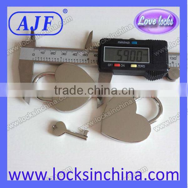 Silver love padlocks for valentines day promotional gift