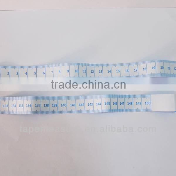 150cm/60inch custom design centimeter to tape white and blue ruler for measuring babies with OEM service upon Your Design