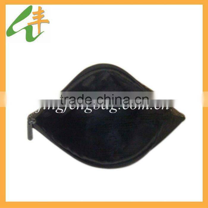 fashion black polyester clutch bag for women