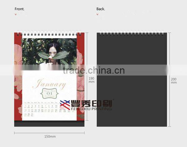 Custom calendars printing, desk calendar/wall calendar 2016