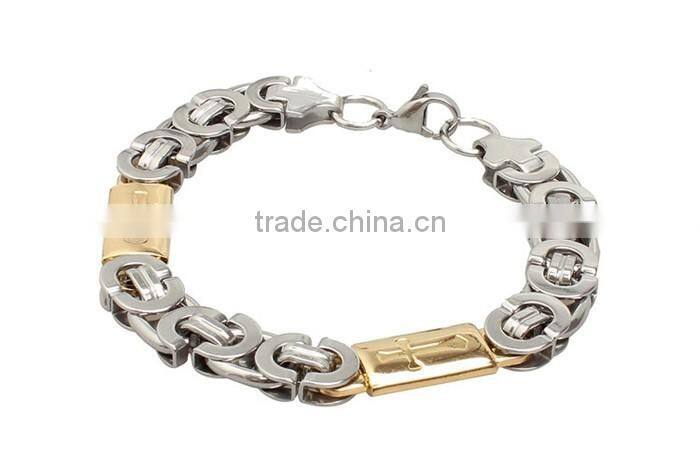 Kindy jewelry JCB0228 punk style fashion bracelet men 316l stainless steel