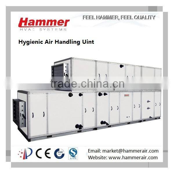CE certified water or DX hygienic air handling unit