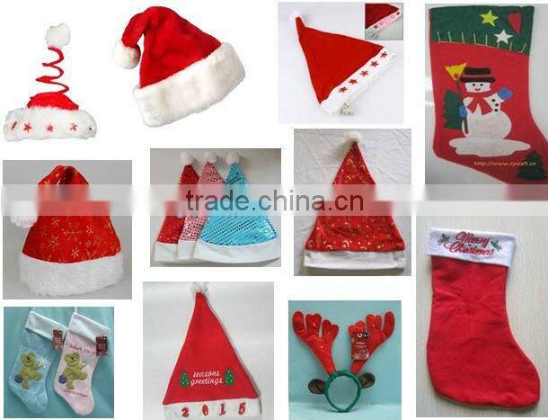 red party led Christmas hats
