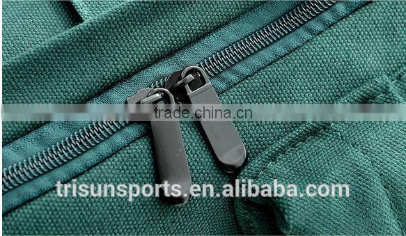 Fabric backpack teenage printing backpack with two layer bag Fitness factory directly