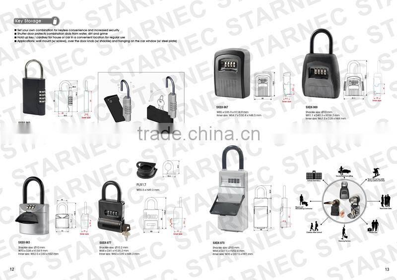 Key safe portable lock box secure storage box