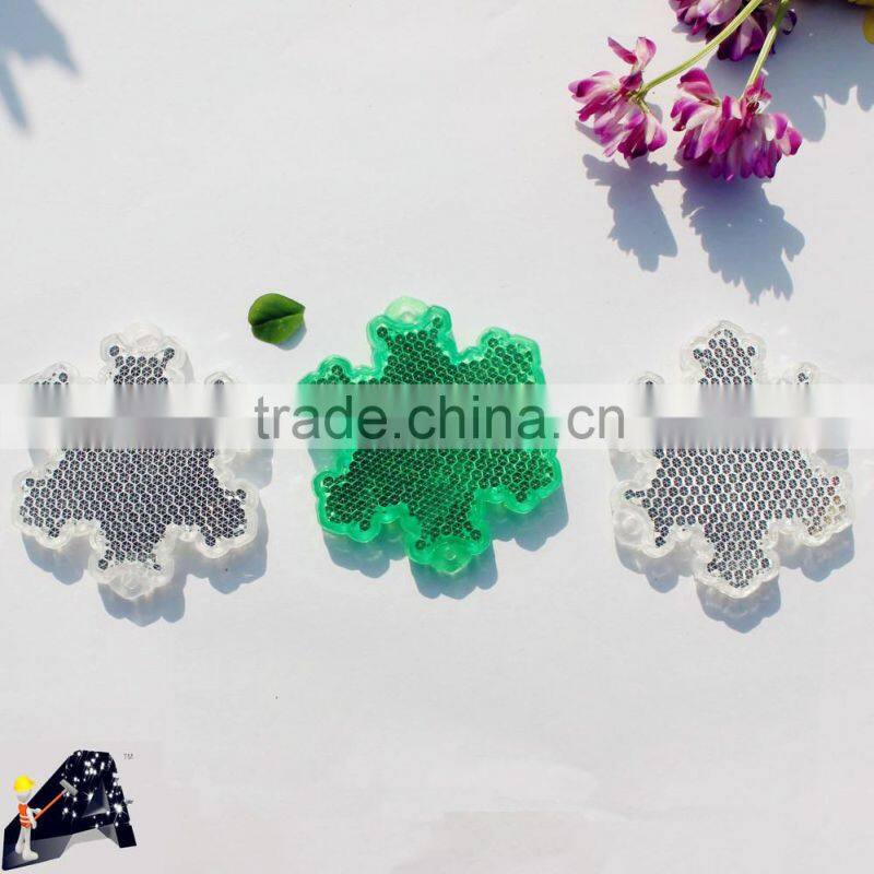 EN13356 customized reflective gifts for promotion ,hard reflector round keychian