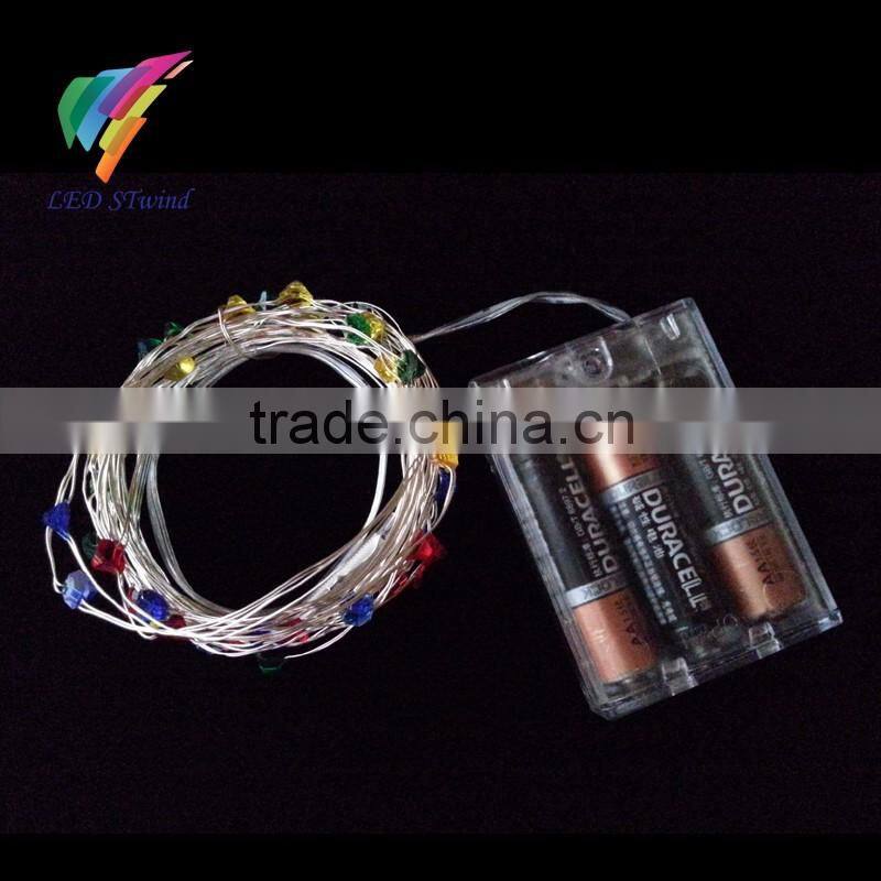 RGBY Diamond LED Fairy String Light for Christmas, Wedding, Party