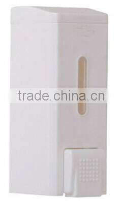 Hotel wall mount manual plastic soap dispenser