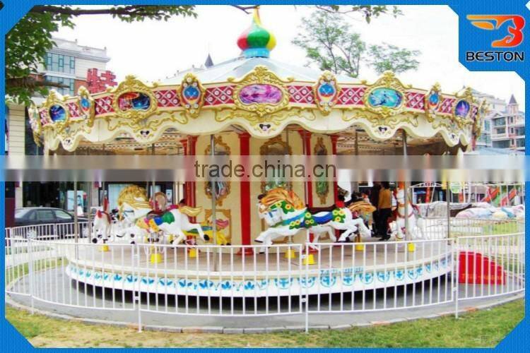 Beston 24 seats luxury carousel,kids carousel rides,carousel horse rides for sale