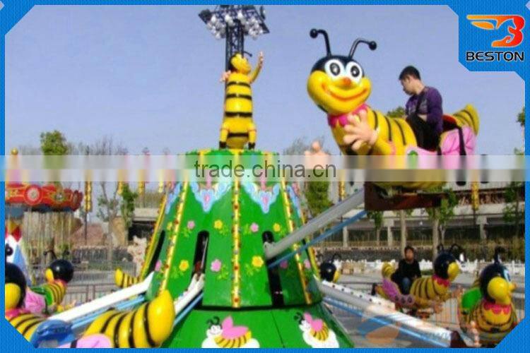 popular amusement park rides kids games rotary bee rides for sale