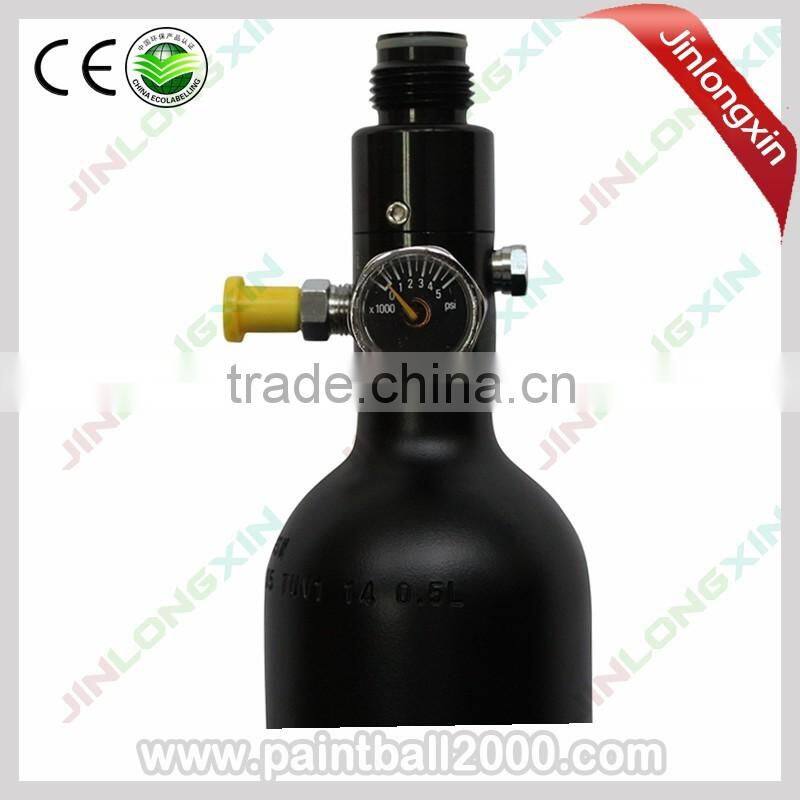 0.50L 30Ci Aluminum Cylinder HPA Paintball Tank with 3000 Psi Regulator