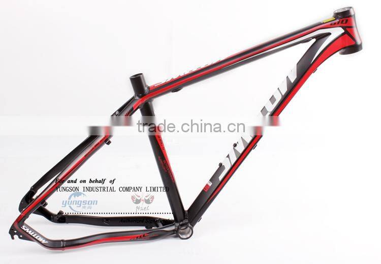 aluminum alloy 6061 26er*16/17 inch flat welding aluminum alloy mountain bike frame on sale
