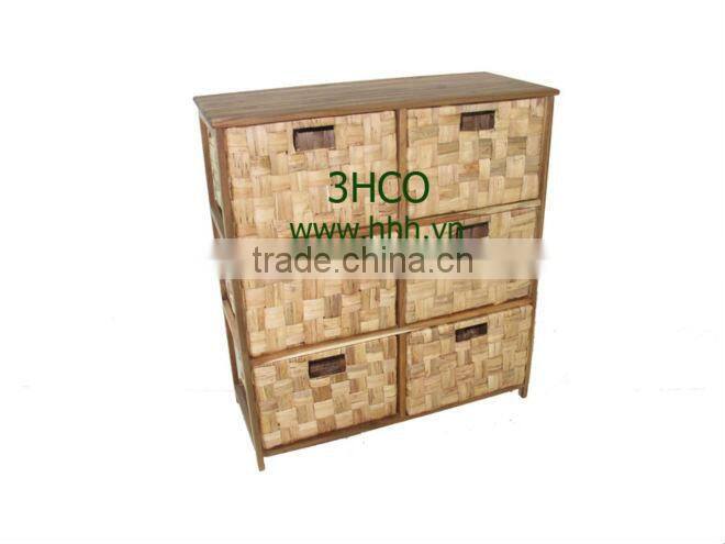 2015 New Product Water Hyacinth Basket for Home Decoration and Furniture