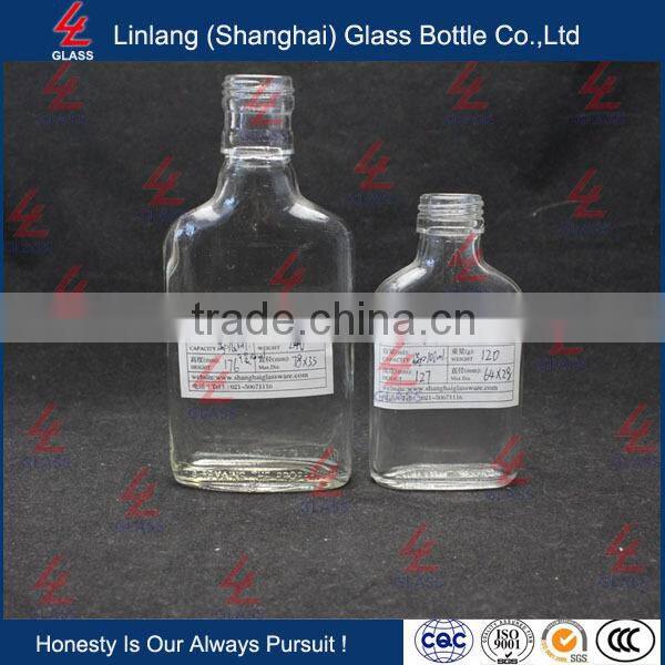 Wholesale Manufacturer Glass Bottle 300ml Wisky Glass Bottle