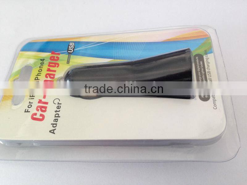 2.1A Dual USB Bullet Car Charger For Iphone / Samsung Galaxy