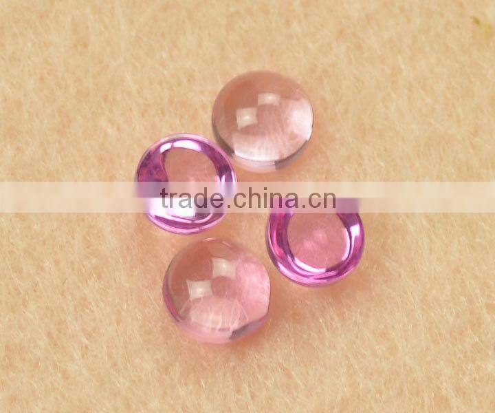 wholesale factory low price 5# colorful trillion faceted man made red rough ruby corundum