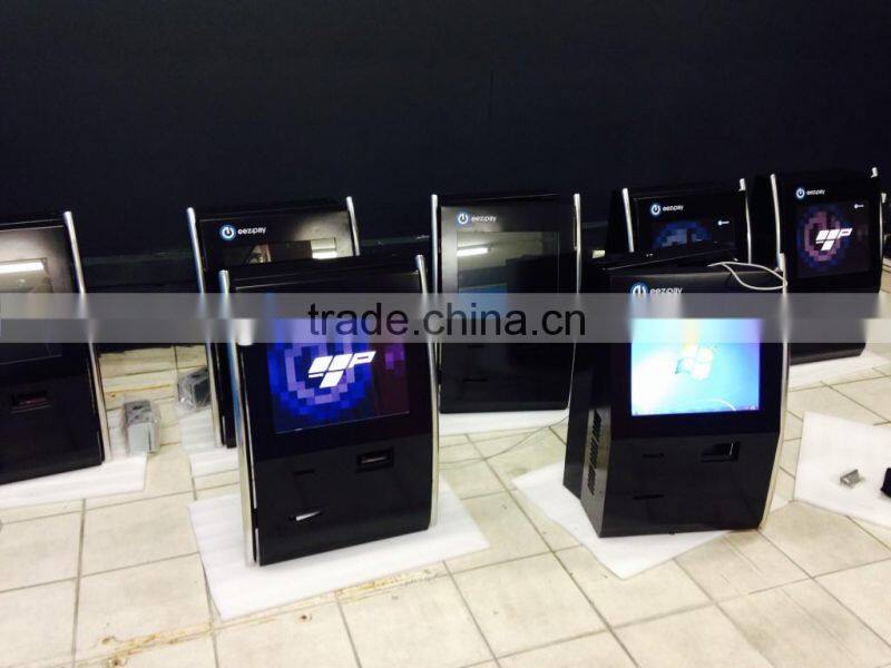 19-Inch Slim Touch Screen Information Wall Mounted Kiosk With Keyboard