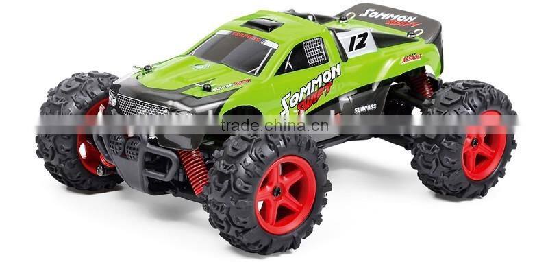 High speed rc toys 2.4G 4WD short truck rc car 1:24 buggy with 550 brush motor and 40km/h speed