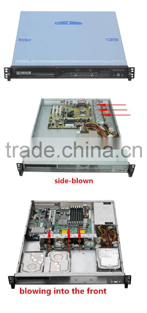 1U RACKMOUNT SERVER CASE with Standard atx power applied to the Internet server, Network game servers,high-tech server farms NAS