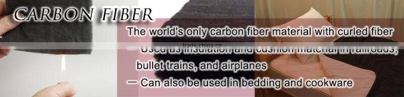 Light weight soft carbon fiber for sound absorbent pad of various types