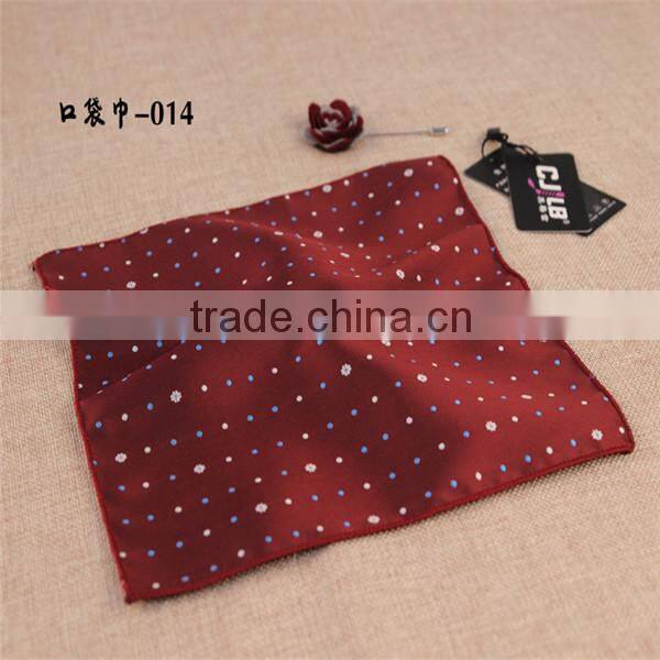 Polyester Dot Hanky, Polyester Pocket Squares, Polyester Handkerchief