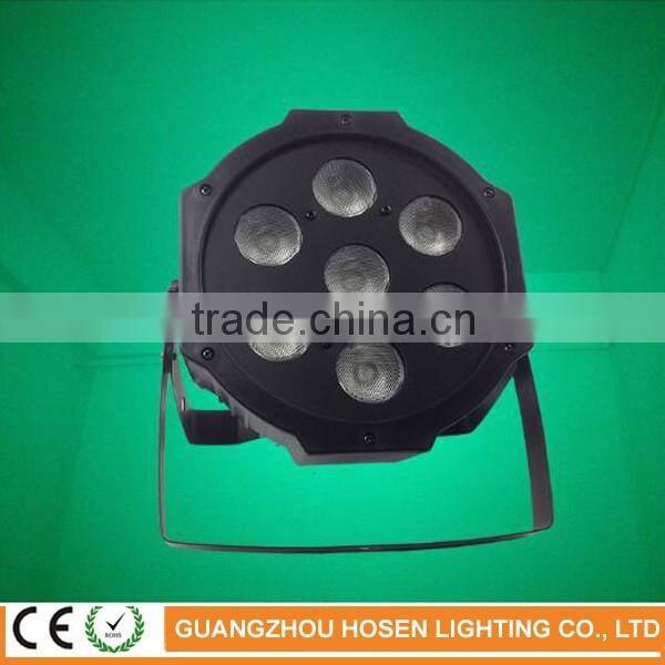 7pcs*3w RGBW LED Flat Par Light LED Wash Effect Indoor Stage Lighting