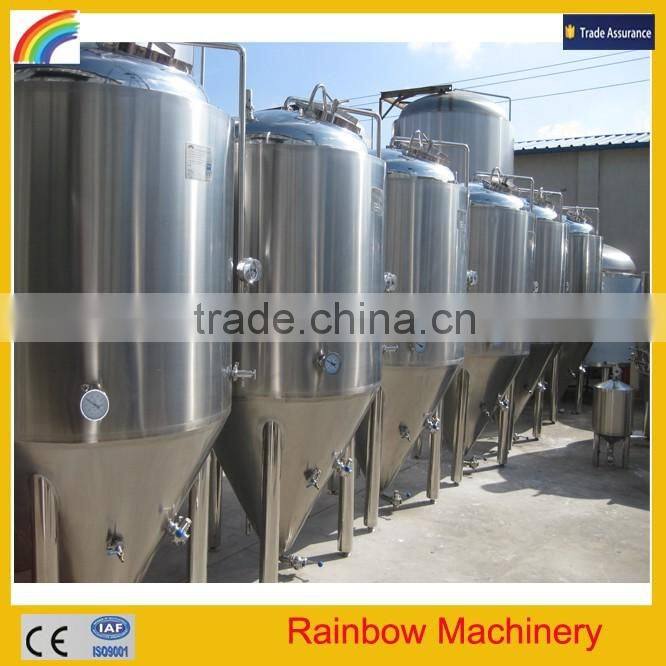 10bbl beer brewing equipment, beer brewery equipment, stainless steel beer fermentation tank with cool jacket