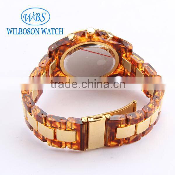 Woman Japan Movt Quartz Watch With Stainless Steel Back