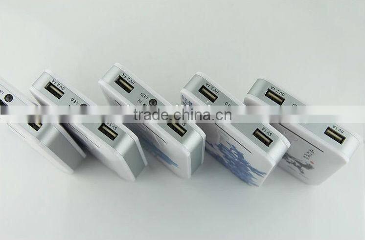 portable mobile power bank 6000mAh for gift from shenzhen factory