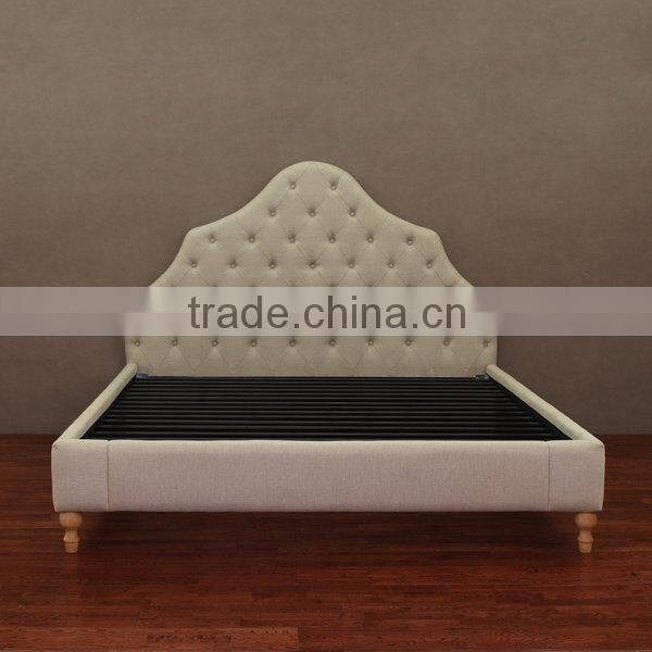 single Blue PU leather bed, super single size faux leather sofa bed, cheap faux leather bed 205