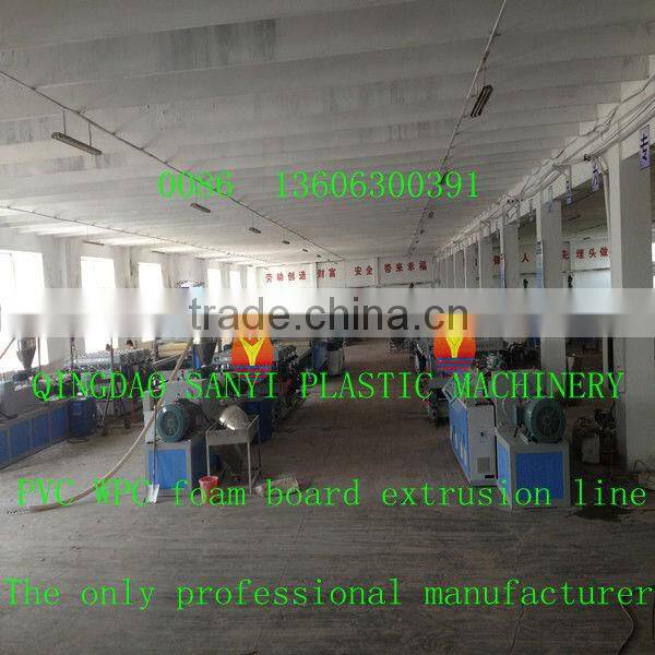 pvc wpc board manufacturing line/plastic machinery/extruder