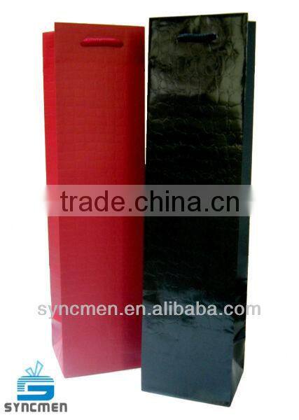 Popular Wine Paper Bag With your logo