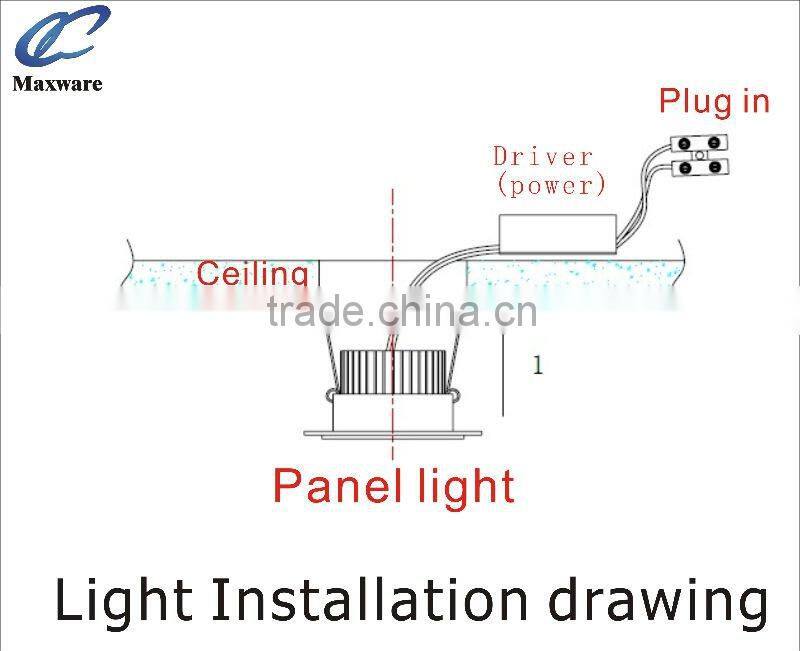 SMD3528 Diameter for 180MM 14mm Slim 108pcs 12W Round led panel light