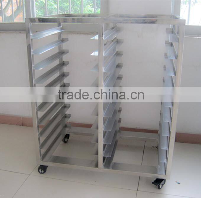 10 Trays 20 Pans Stainless Steel Trolley Bakery Bread Rack